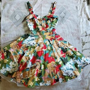 Tropical Pinup Dress